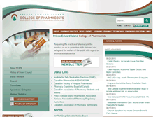 Tablet Screenshot of pepharmacists.ca